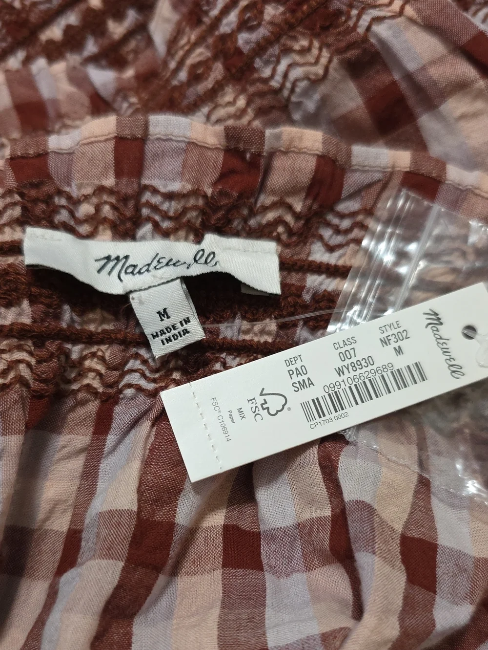 Madewell cropped length